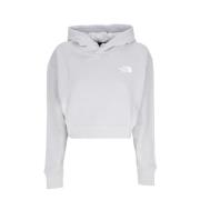 The North Face Trendy Cropped Hoodie Dusty Periwinkle Gray, Dam