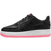 Nike Hyper Pink Air Force 1 Skor Black, Dam