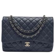 Chanel Vintage Pre-owned Laeder chanel-vskor Blue, Dam