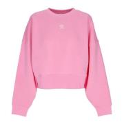 Adidas Bliss Pink Cropped Crewneck Sweatshirt Pink, Dam