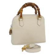 Gucci Vintage Pre-owned Laeder handvskor Beige, Dam