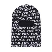 Ripndip Svart Ribbstickad Balaclava Black, Herr