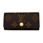 Louis Vuitton Vintage Pre-owned Tyg nyckelhllare Brown, Dam