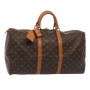 Louis Vuitton Vintage Pre-owned Canvas resvskor Brown, Dam