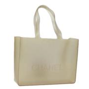 Chanel Vintage Pre-owned Canvas totevskor Beige, Dam