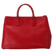 Prada Vintage Pre-owned Laeder handvskor Red, Dam