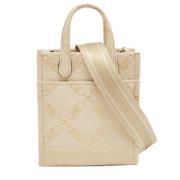 Michael Kors Pre-owned Pre-owned Canvas crossbodyvskor Beige, Dam