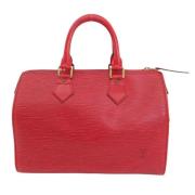 Louis Vuitton Vintage Pre-owned Laeder handvskor Red, Dam