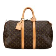 Louis Vuitton Vintage Pre-owned Laeder handvskor Brown, Dam