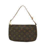 Louis Vuitton Vintage Pre-owned Tyg louis-vuitton-vskor Brown, Dam