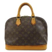 Louis Vuitton Vintage Pre-owned Canvas handvskor Brown, Dam