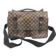 Louis Vuitton Vintage Pre-owned Tyg louis-vuitton-vskor Brown, Dam