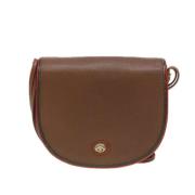 Gucci Vintage Pre-owned Laeder axelremsvskor Brown, Dam