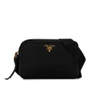 Prada Vintage Pre-owned Nylon prada-vskor Black, Dam