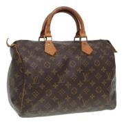 Louis Vuitton Vintage Pre-owned Canvas handvskor Brown, Dam