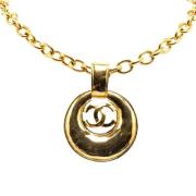 Chanel Vintage Pre-owned Metall chanel-smycken Yellow, Dam