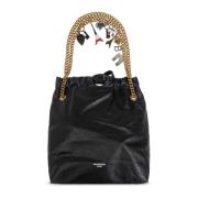 Balenciaga `Crush` shopper väska Black, Dam