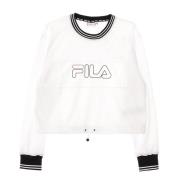 Fila Sporty Mesh Cropped T-Shirt White, Dam