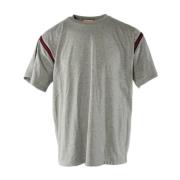 Gucci Oversized T-shirt med ikonisk logga Gray, Herr