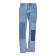 Levi's Ljusblå Straight Jeans Skateboarding 501 Blue, Herr