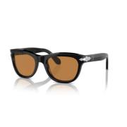 Persol Stiliga solglasögonkollektion Black, Unisex