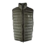 Stone Island Grön Bodywarmer för Herrar Green, Herr