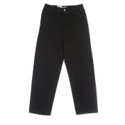 Carhartt Wip Svarta Rensade Herrbyxor Black, Herr