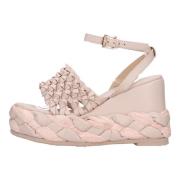 Emanuelle Vee Med klack beige Beige, Dam