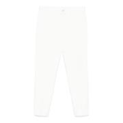 Incotex Vita bomulls chinos för män White, Herr