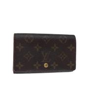 Louis Vuitton Vintage Pre-owned Belagd canvas plnbcker Brown, Dam