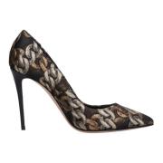 Casadei Med klack Guld Multicolor, Dam