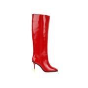 Msgm High Boots Red, Dam