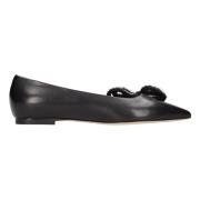 Casadei Platta skor Svart Black, Dam