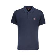 Tommy Hilfiger Blå Bomullspolotröja med Logo Blue, Herr