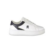 Tommy Hilfiger Vita polyester sneakers med kontrastdetaljer White, Her...