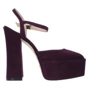 Stuart Weitzman Med klack lila Purple, Dam