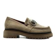 Mjus Beige Loafers Beige, Dam