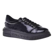 Baldinini Trainers in black naplak Black, Dam