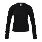 Comme des Garçons Bomull Top Black, Dam