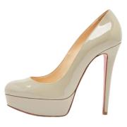 Christian Louboutin Pre-owned Pre-owned Laeder klackskor Gray, Dam