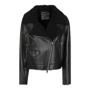 1972 Desa Shearling Vinterjacka Black, Dam