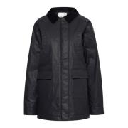 My Essential Wardrobe Elegant Svart Jacka med Stora Fickor Black, Dam