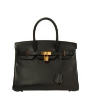 Hermès Vintage Pre-owned Canvas handvskor Black, Dam