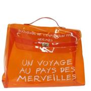 Hermès Vintage Pre-owned Canvas handvskor Orange, Dam