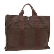 Hermès Vintage Pre-owned Canvas totevskor Brown, Dam