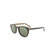 Saint Laurent Snygga SL 28 Solglasögon, Tidlös Design Green, Unisex