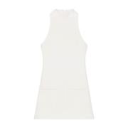 Courrèges Modern A-Line Klänning White, Dam