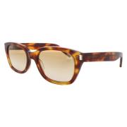 Saint Laurent Snygga SL 522 Solglasögon Brown, Unisex