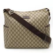 Gucci Vintage Pre-owned Canvas crossbodyvskor Beige, Dam