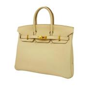 Hermès Vintage Pre-owned Laeder handvskor Beige, Dam